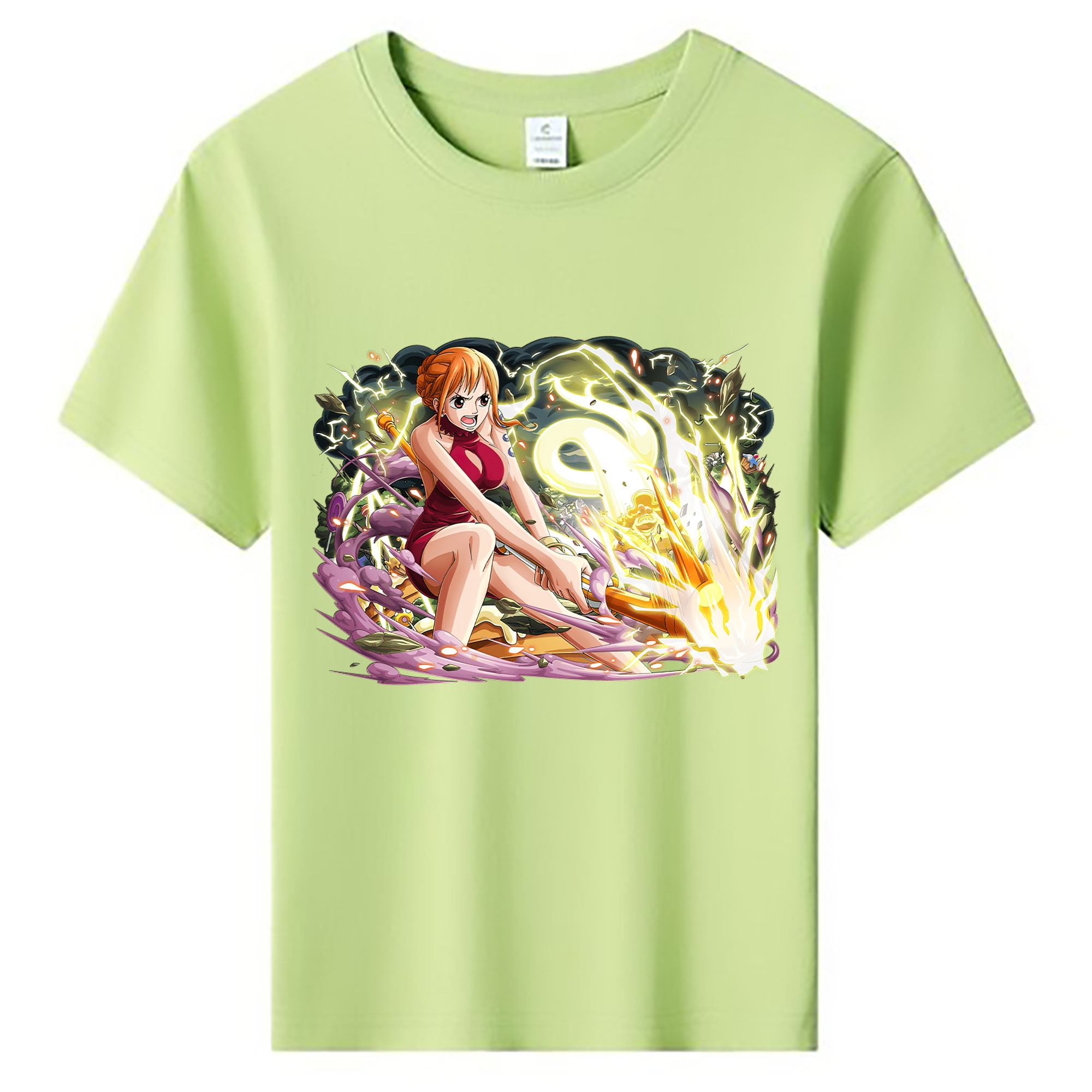 ワンピース ナミ ONE PIECE Nami 綿100％キッズTシャツ（フロントプリント）